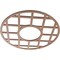 Ekena Millwork O'Neal Wood Fretwork Pierced Ceiling Medallion, Wood (Paint Grade), 20"OD x 7 1/4"ID x 3/8"T CMWP20X20X0375ONMF - alternate 2